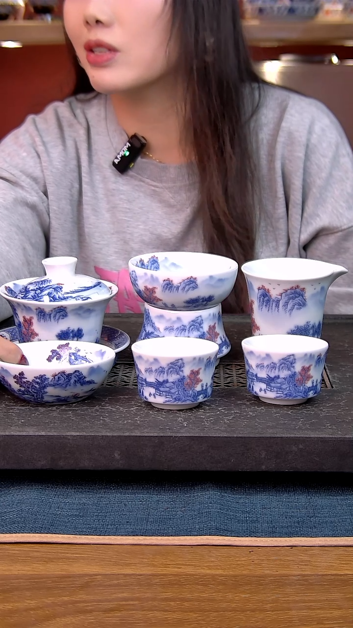 简装家用款6件套 白瓷陶瓷茶具