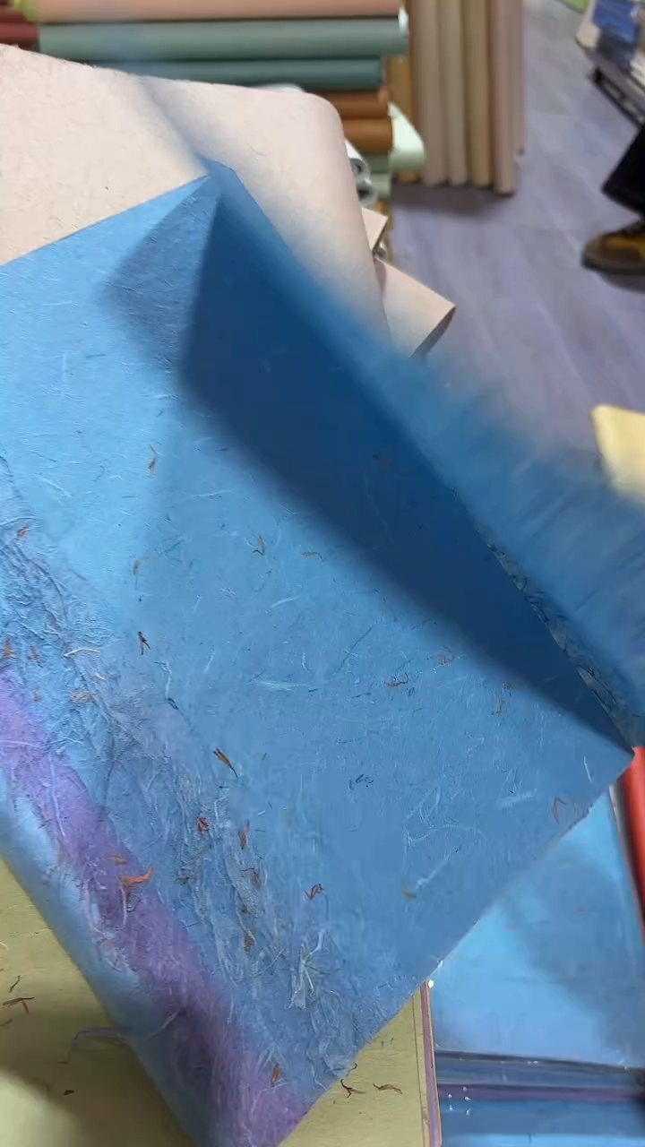 30*60雁楮清水红花蓝色混搭50张