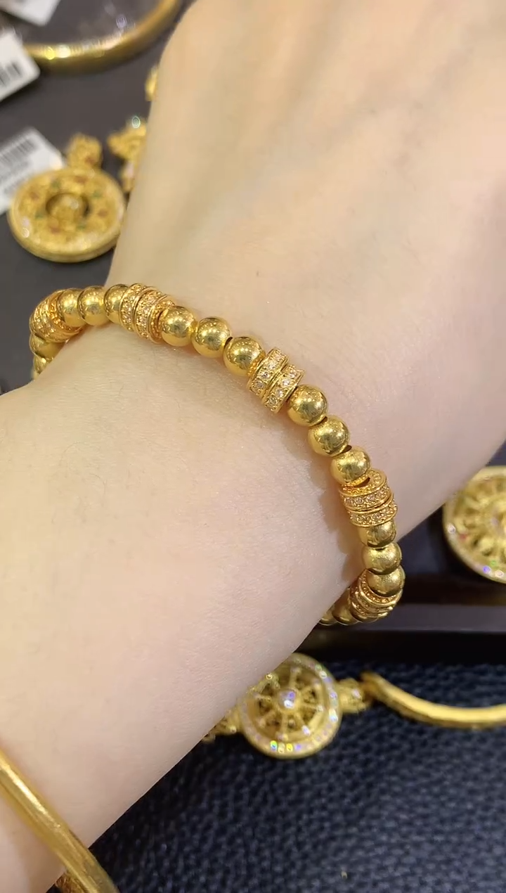 手链定制足金A78多样性发货一件