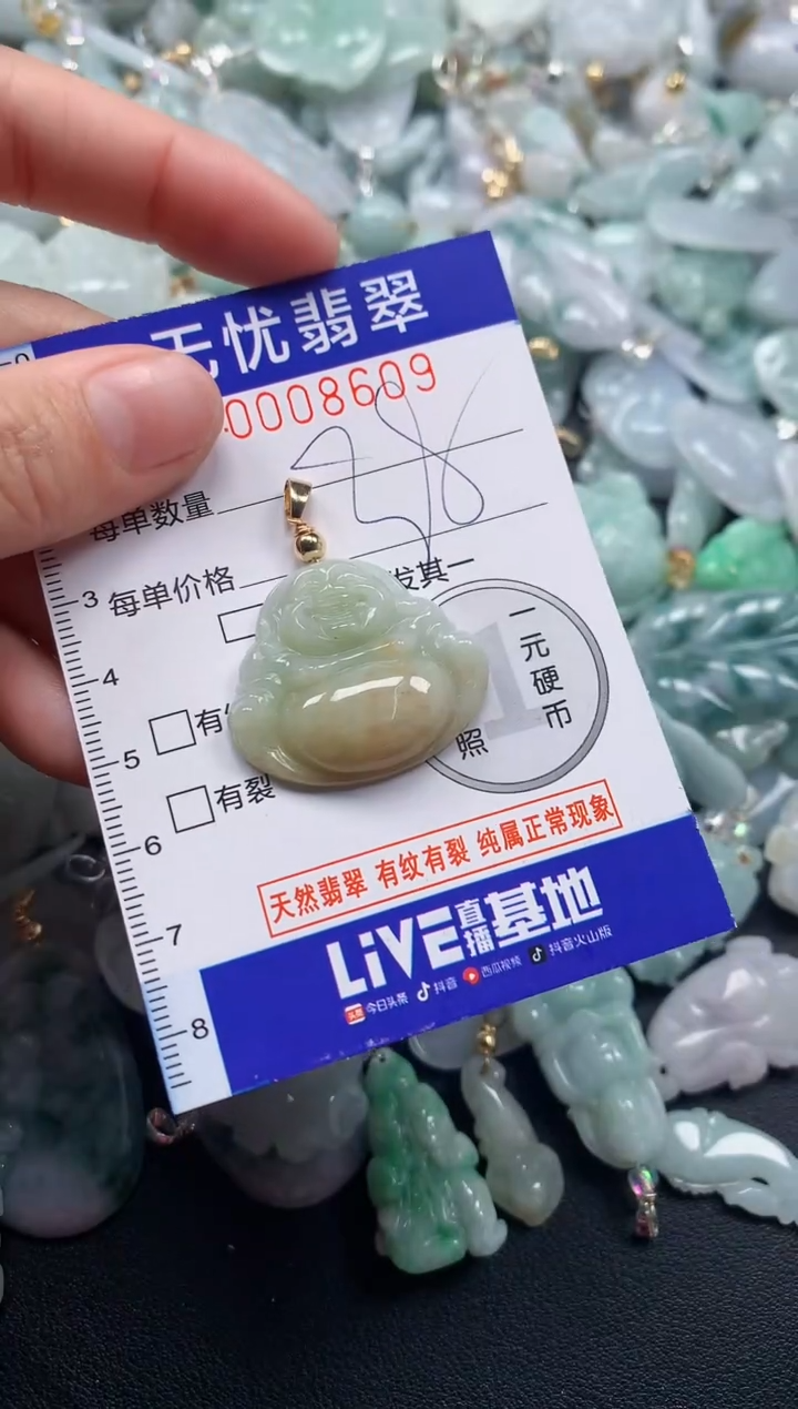 颈饰未镶嵌翡翠8610