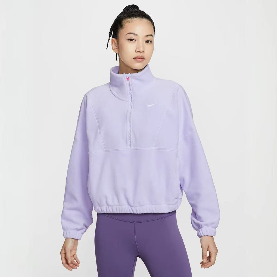 NIKE/耐克女子摇粒绒上衣冬季新款ONETHERMA-FIT IO0254-547