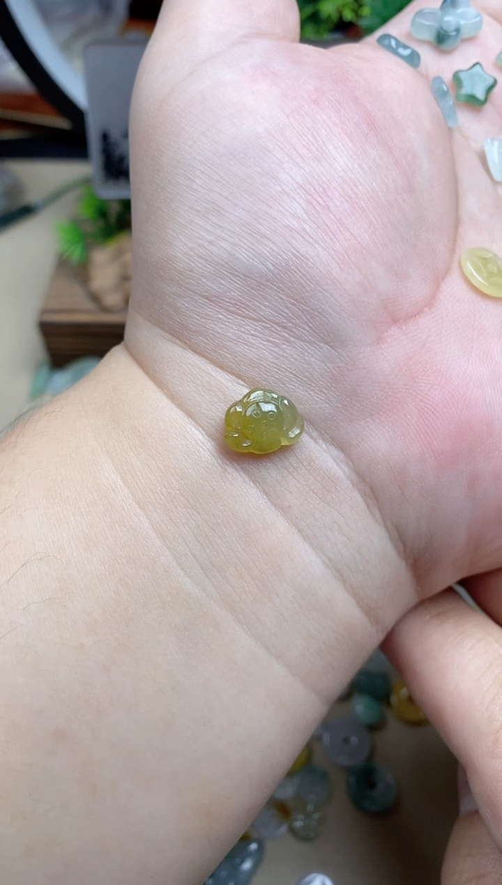 颈饰未镶嵌翡翠翡翠荷花