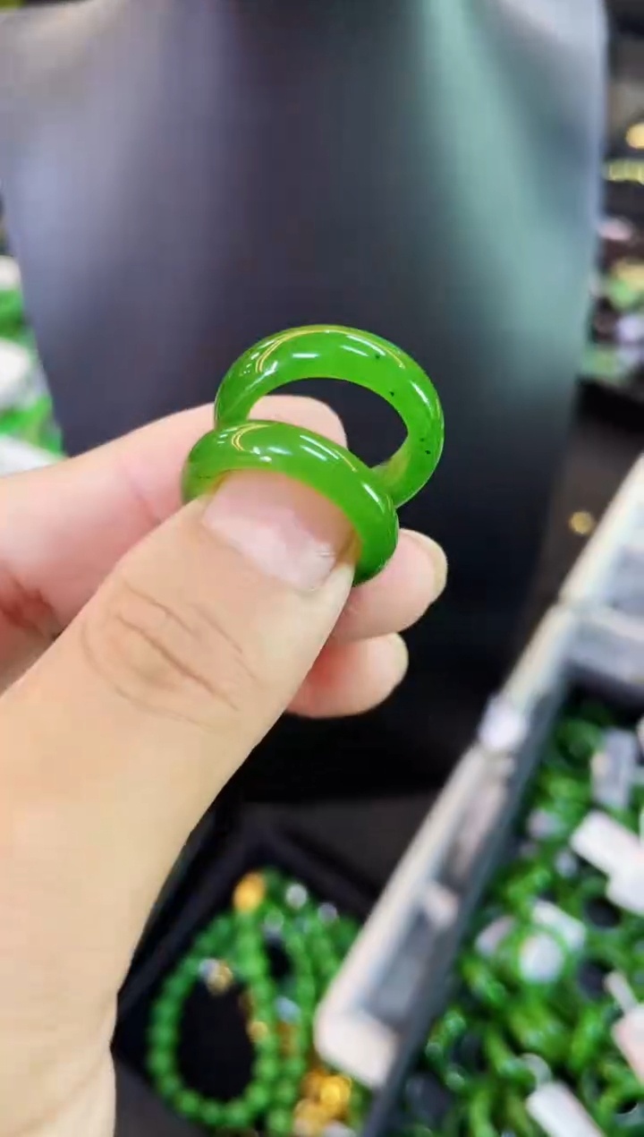 和田玉戒圈未镶嵌6-13多样性发一