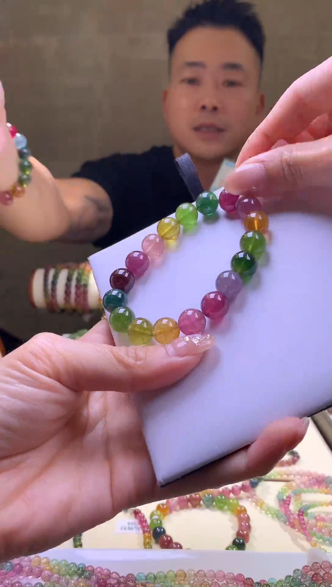 【闪购商品】碧玺手串未镶嵌碧玺（多样性发一）