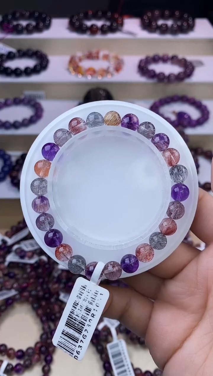 【闪购商品】水晶手链未镶嵌糖果彩超七7m+