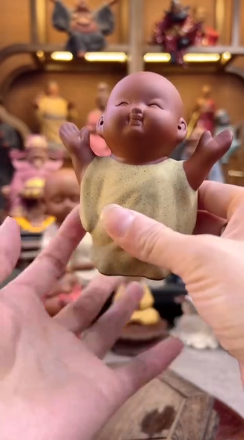 紫砂茶宠器闵茶宠摆件