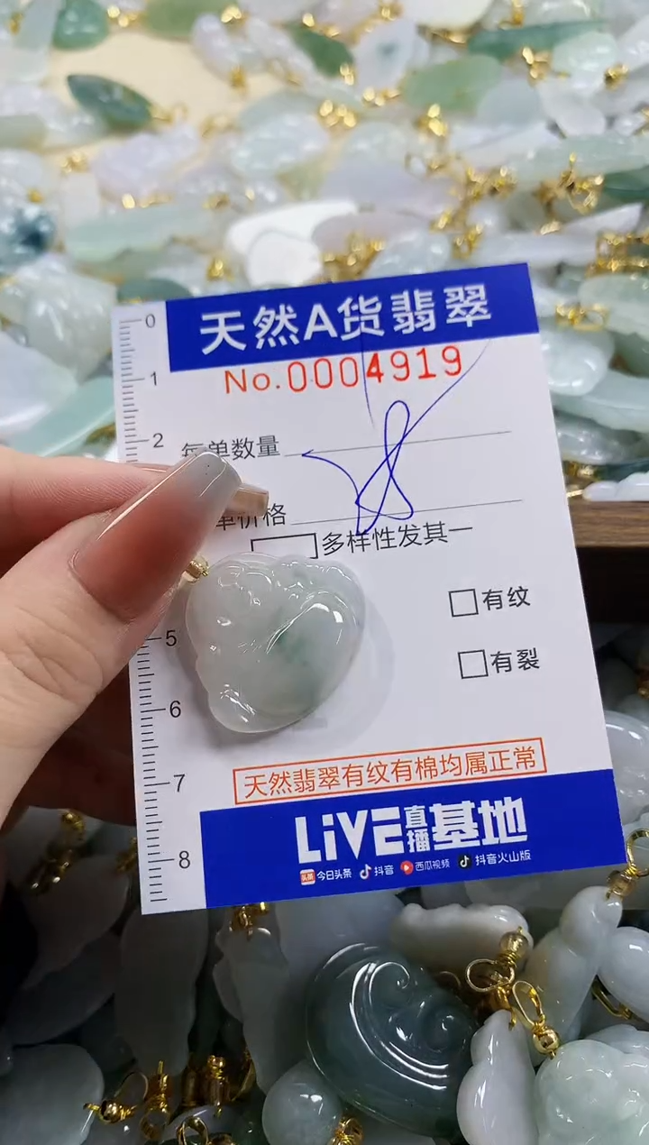 颈饰未镶嵌翡翠天然A货翡翠