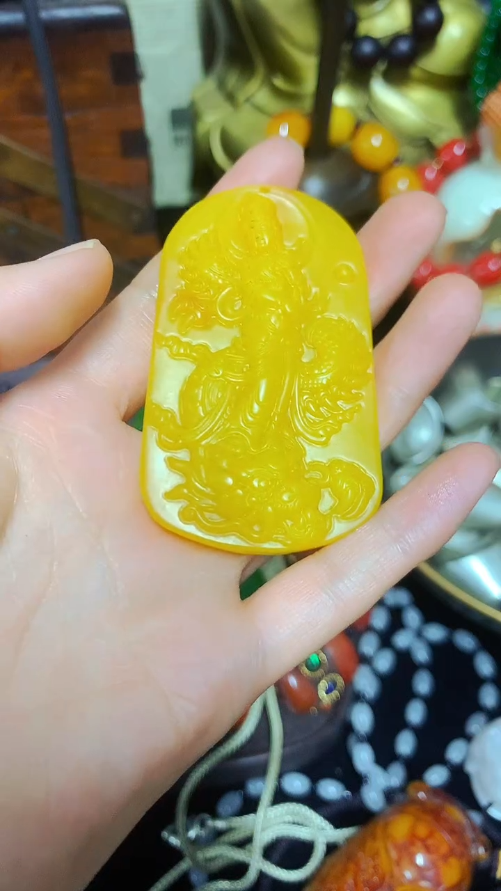 【闪购商品】和田玉（黄玉）挂件未镶嵌主播推荐主播推荐