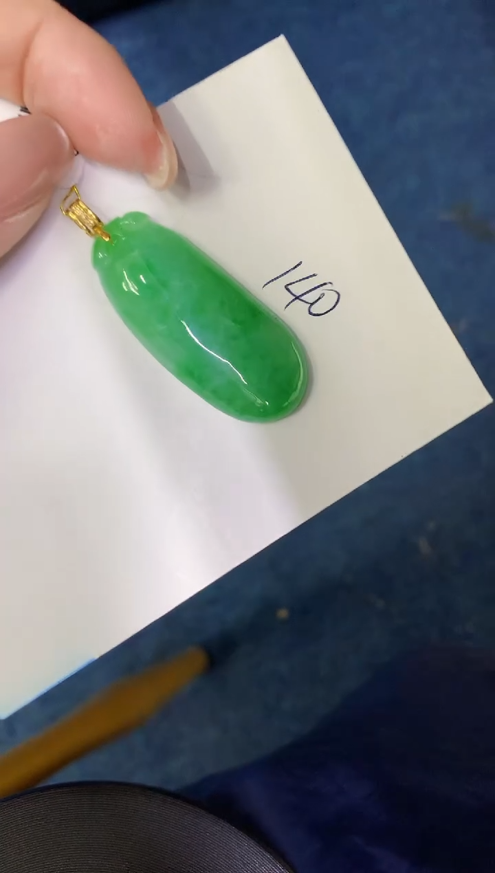 【闪购商品】翡翠颈饰18K金镶嵌0000000000