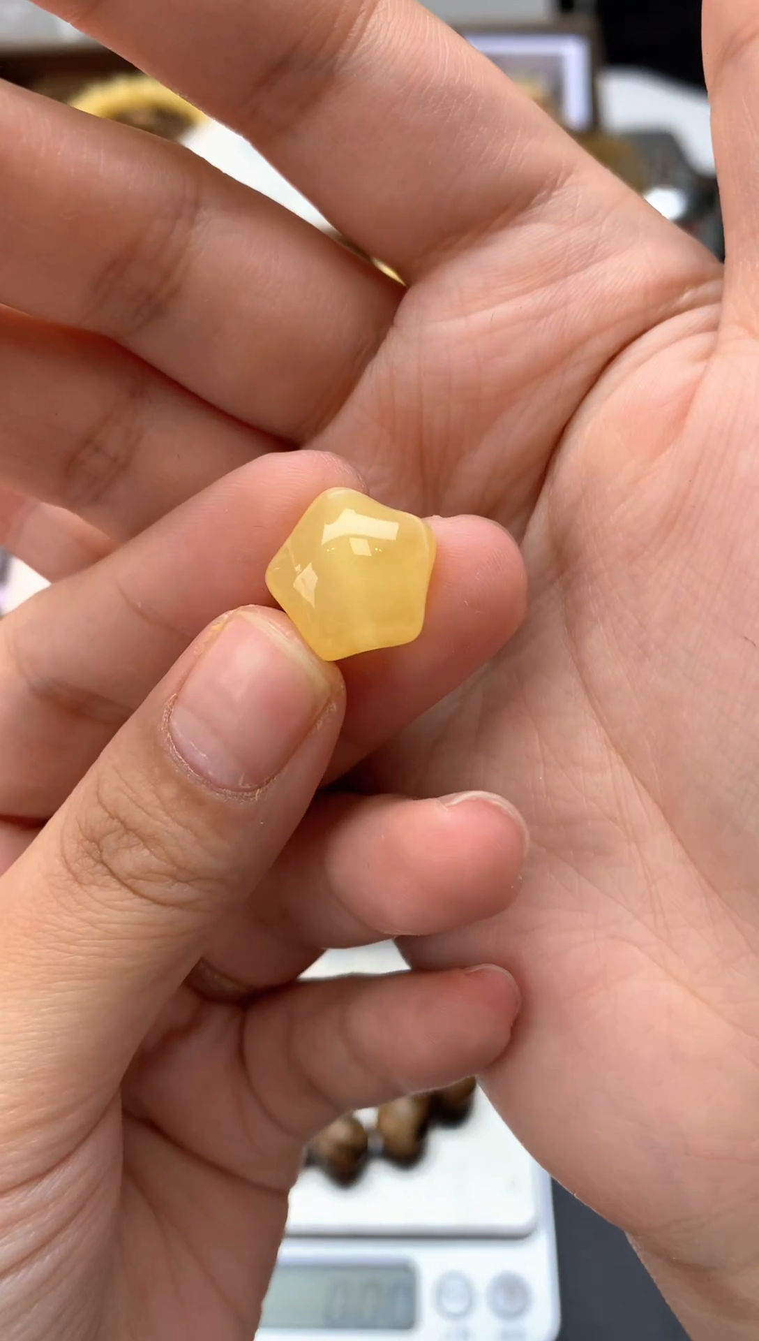 【闪购商品】琥珀珠宝奇石未镶嵌061琥珀蜜蜡花粉