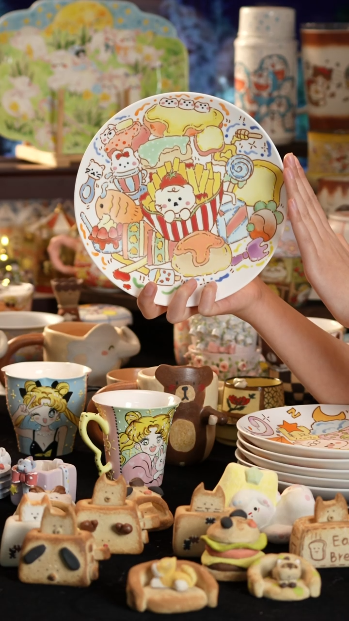 其他陶景德镇釉下彩手绘设计师款陶瓷