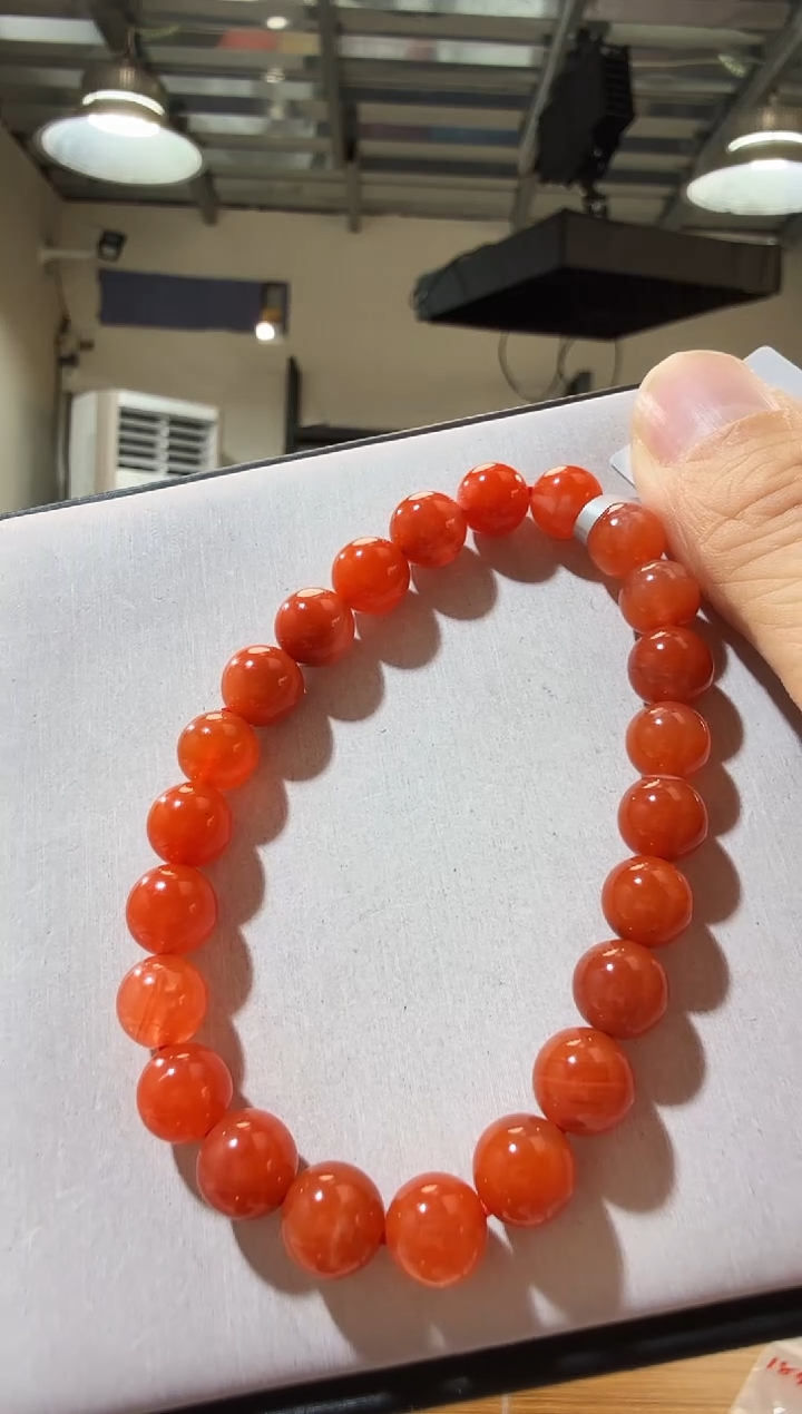 未镶嵌手链南红玛瑙优0038 约8mm