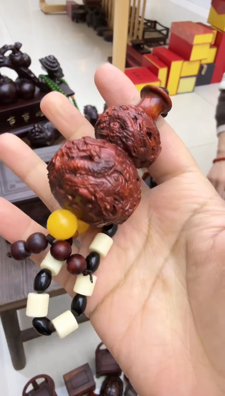 【闪购商品】紫檀葫芦淘多奇好物