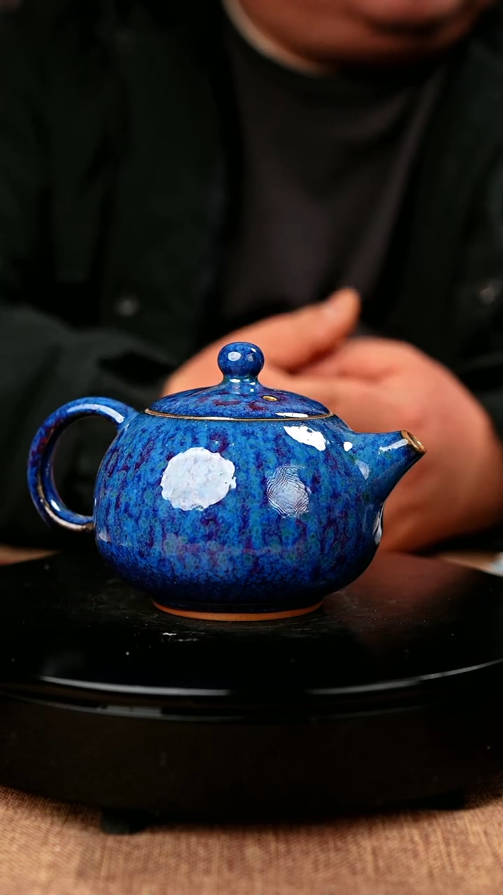 【闪购商品】627#国工一级品原矿钧瓷炉钧釉西施壶