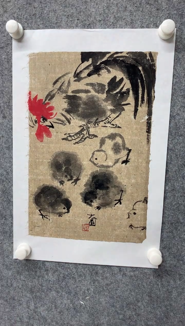 【闪购商品】国画写意画花鸟画手绘