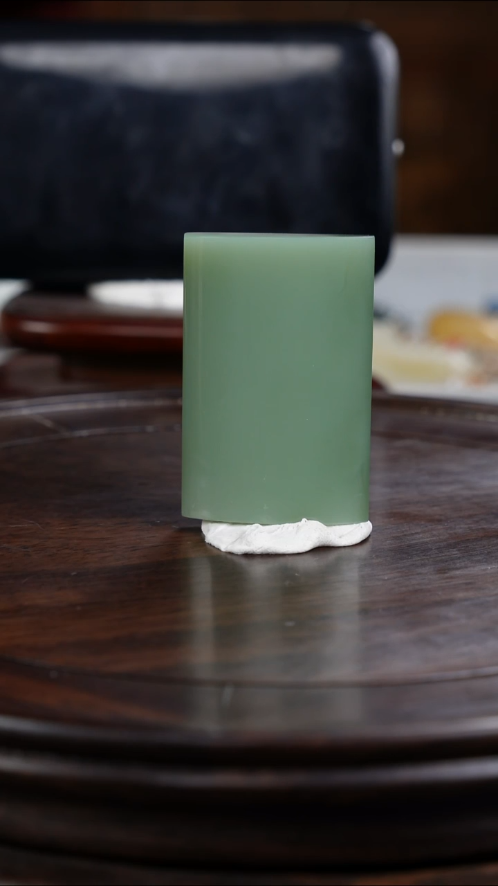 和田玉未镶嵌挂件半**巅1