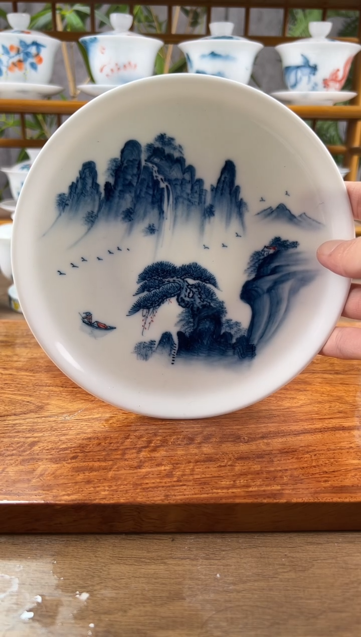 【闪购商品】微瑕千里江山壶承