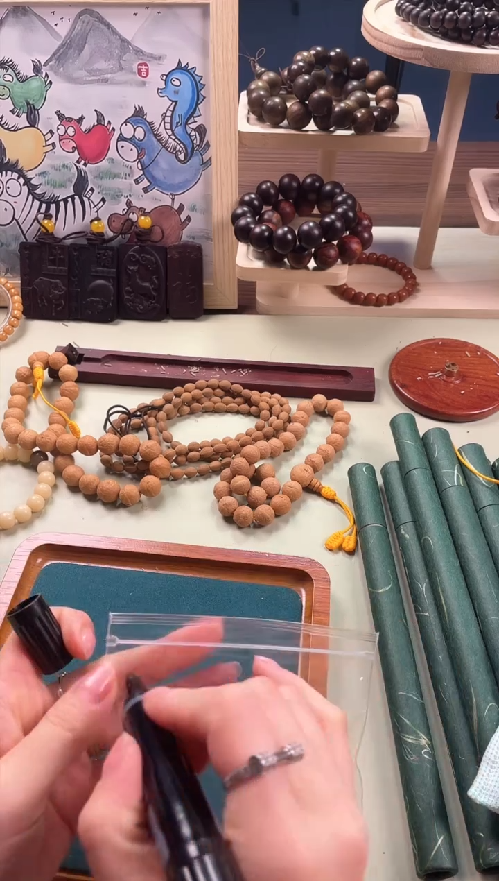 【闪购商品】紫金鼠吊坠缅茄15mm左右