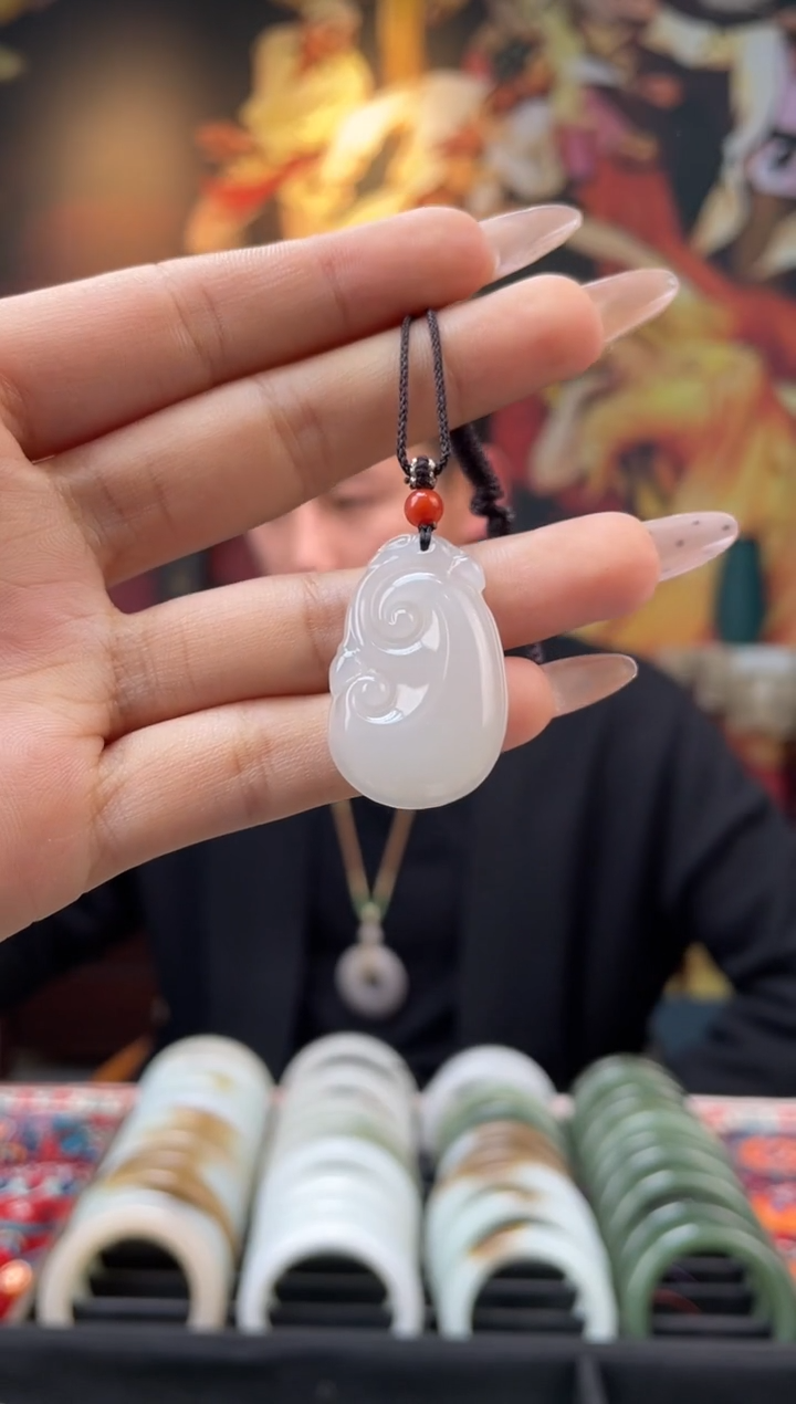 【闪购商品】和田玉未镶嵌颈饰白玉如意吊坠多样性发一件