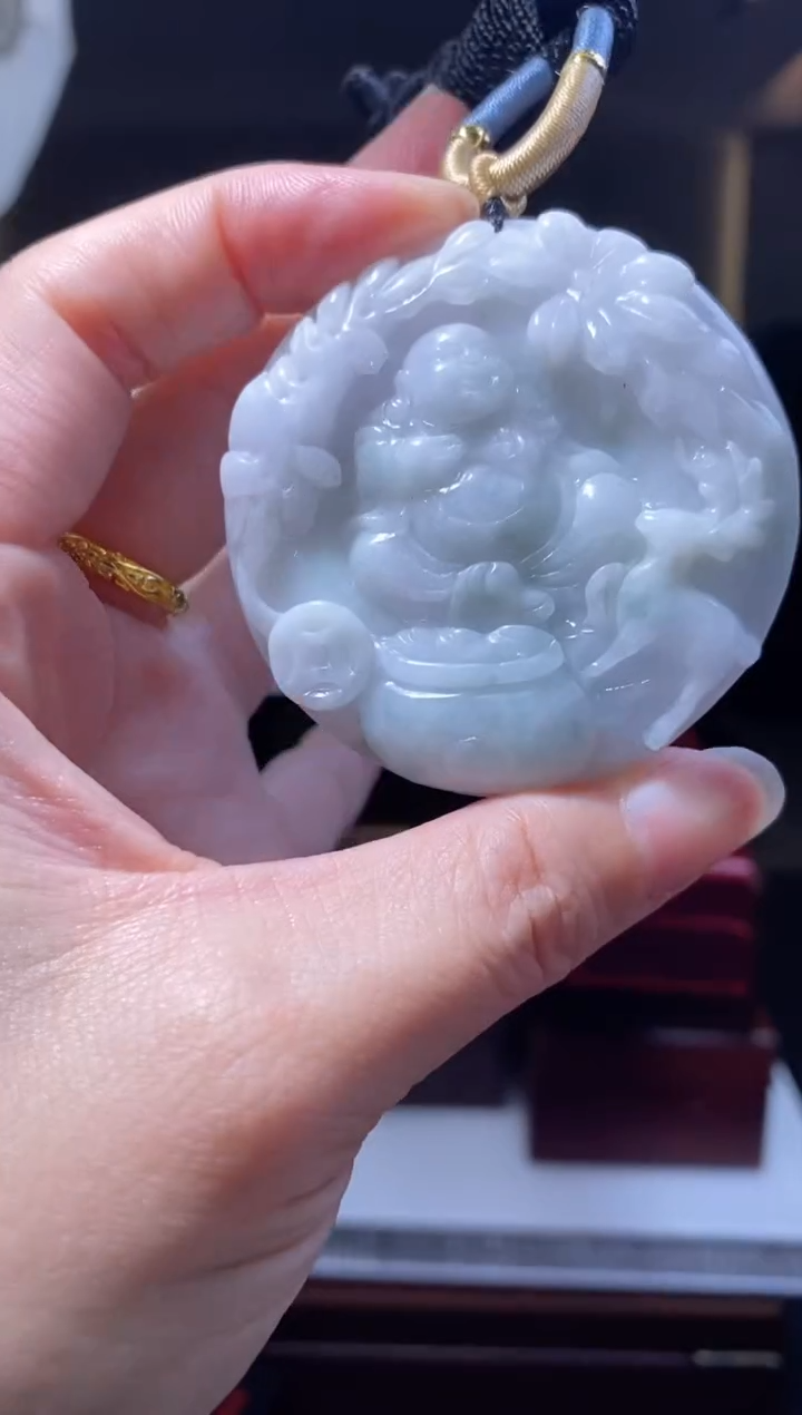 【闪购商品】翡翠颈饰未镶嵌B-@@PDZC022107多样性发一