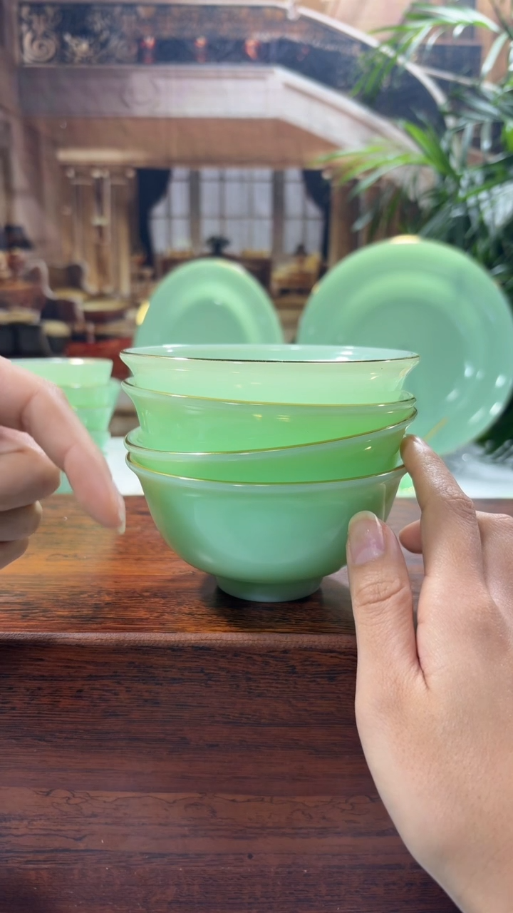 【闪购商品】...4.5英寸玉瓷碗4个口径11.5厘米