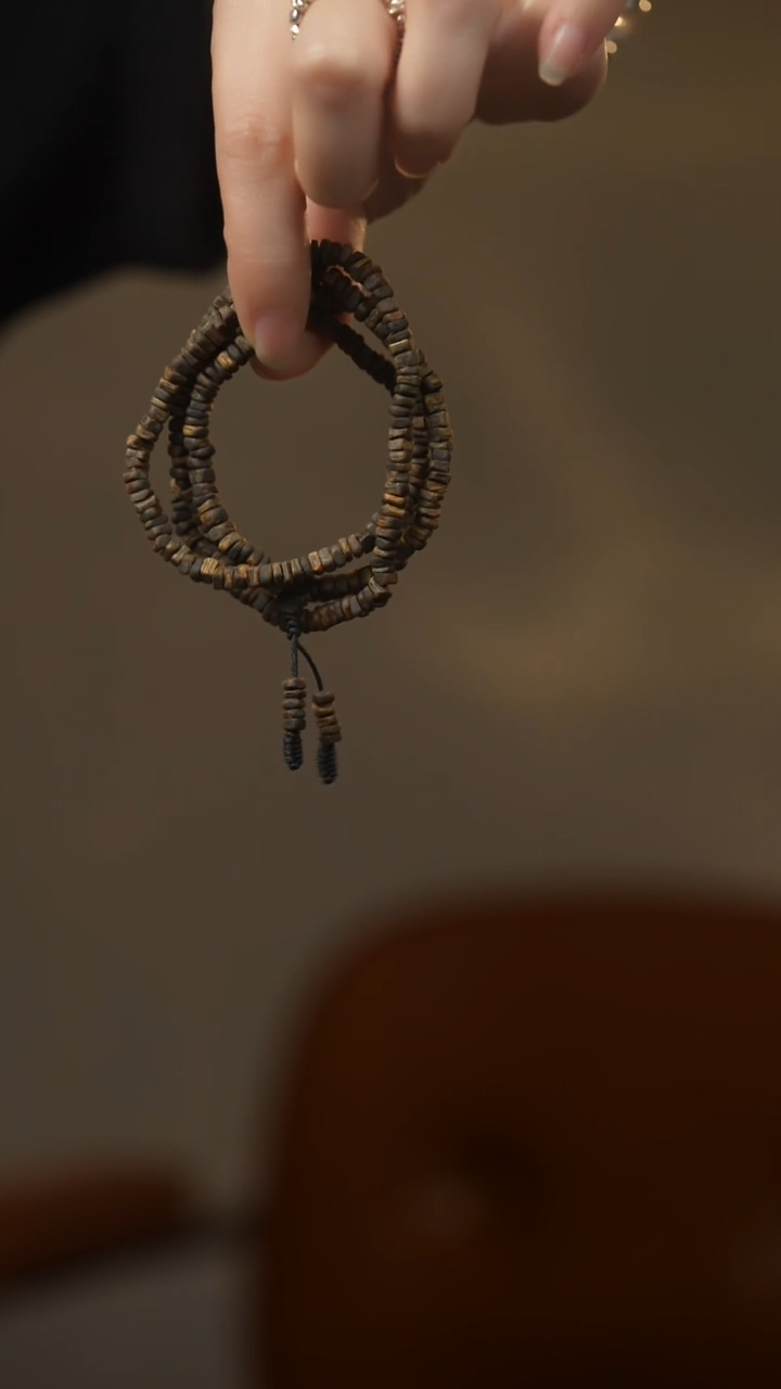 【闪购商品】沉香手串全沉水多圈小石头随型