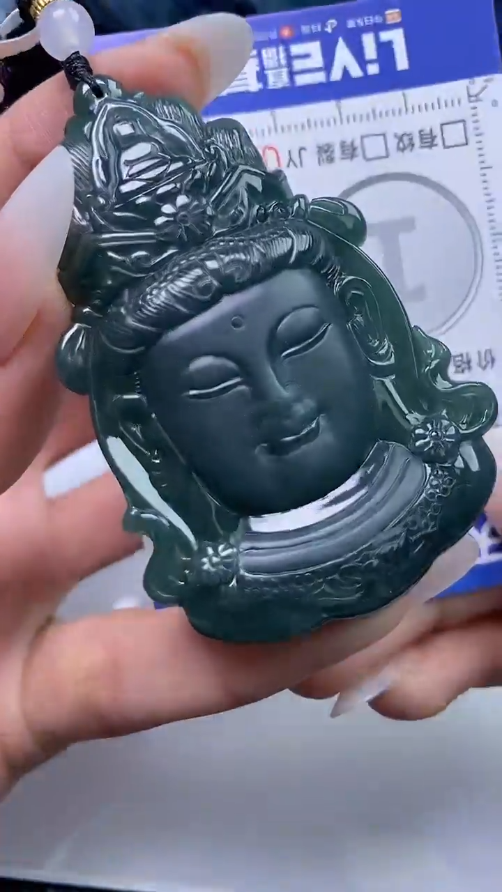 【闪购商品】翡翠颈饰未镶嵌A货翡翠1923