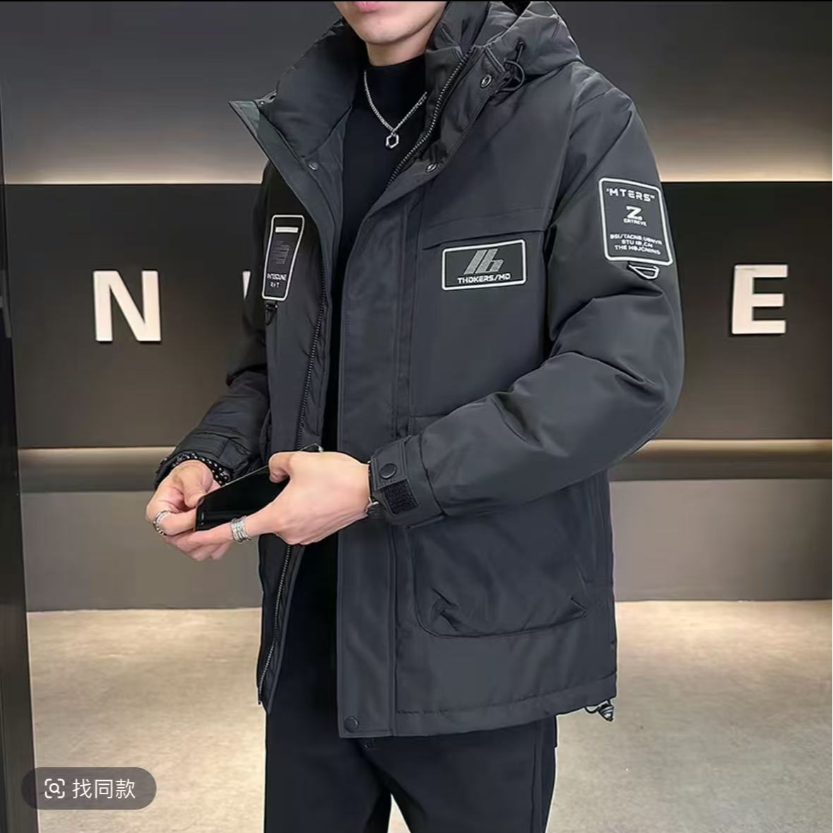 Y-3205 秋冬时尚休闲保暖外套
