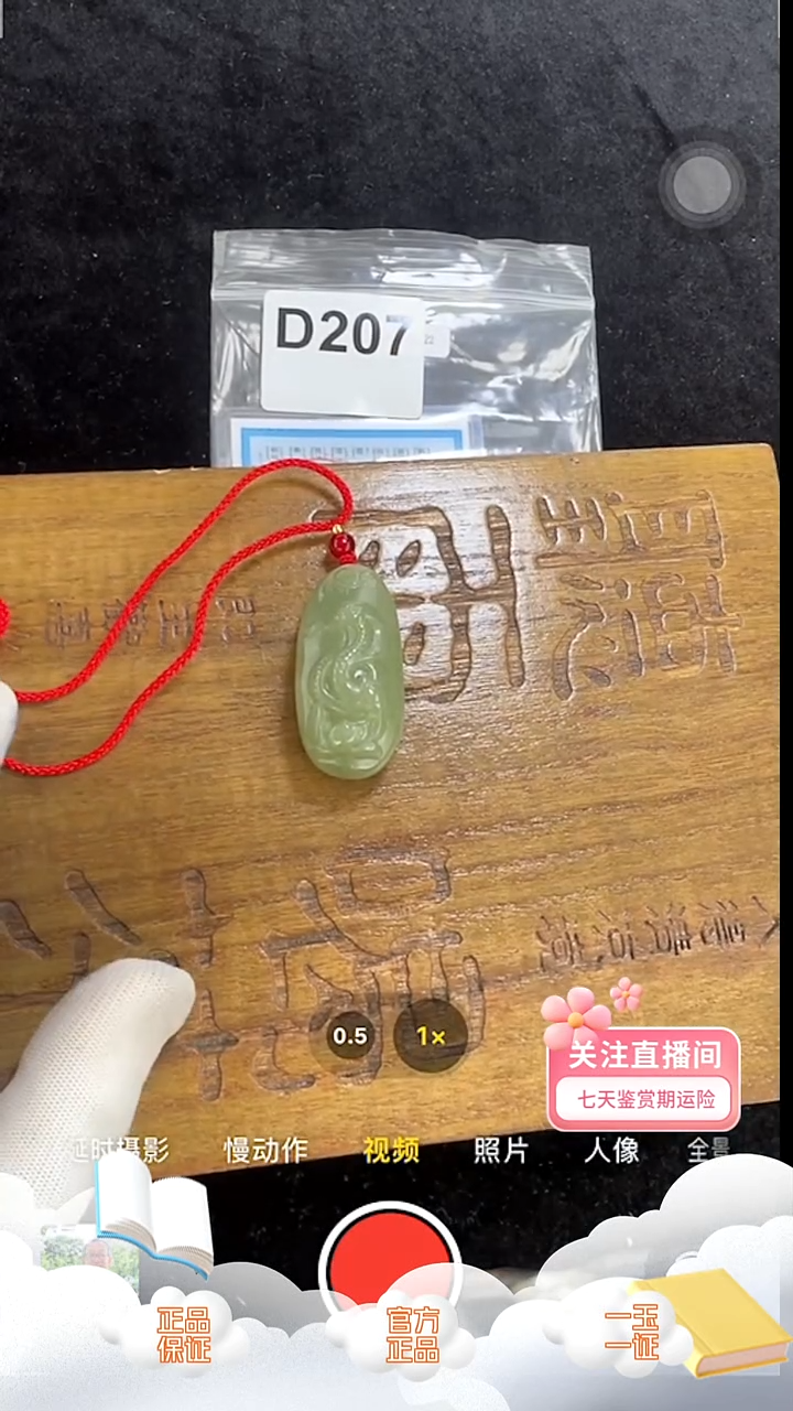 颈饰未镶嵌和田玉d207