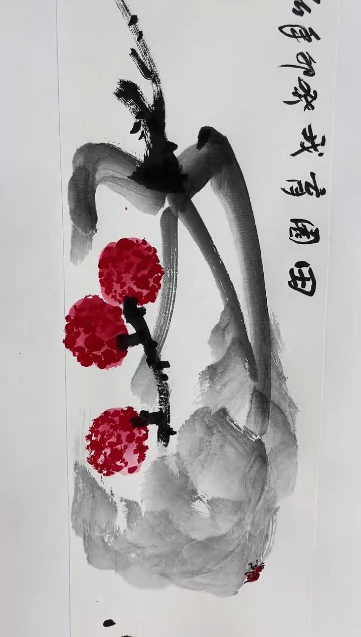 绘画杨领军会长国画作品