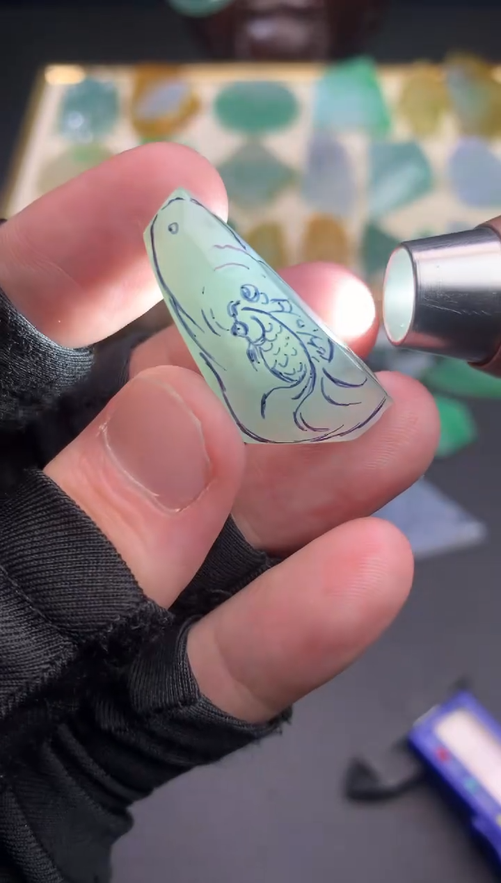 未镶嵌定制翡翠天然翡翠裸石（包工）