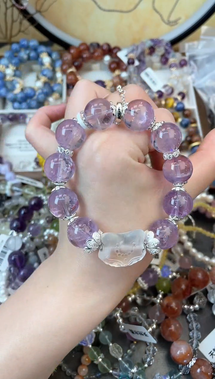 【闪购商品】紫晶手链未镶嵌107手串