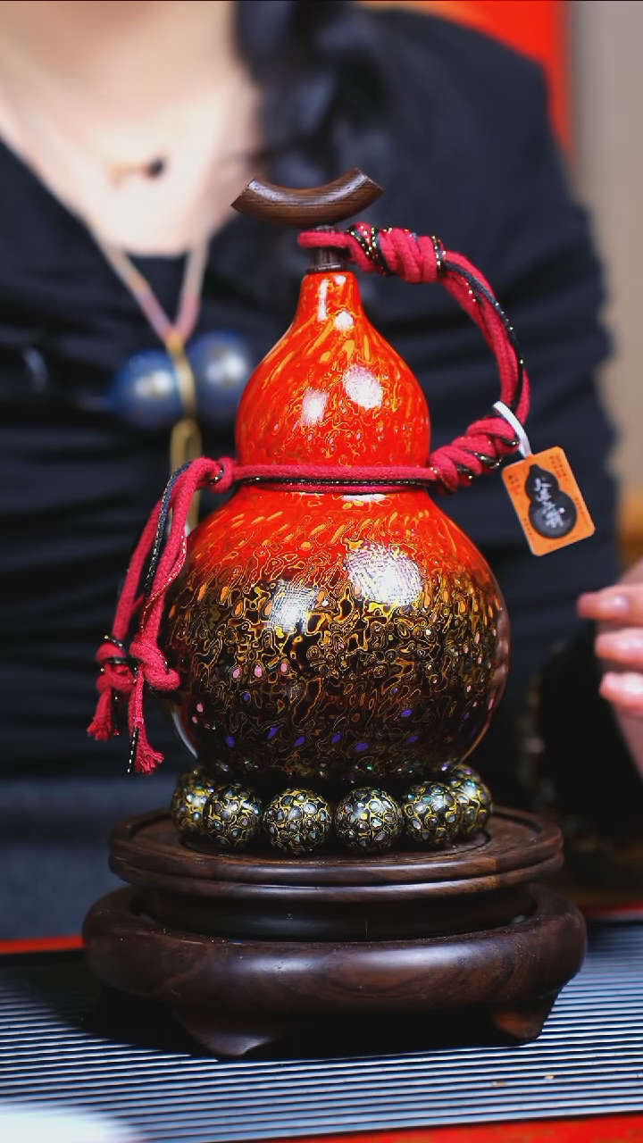 【闪购商品】JJ054迎元宵臻选大漆酒葫芦