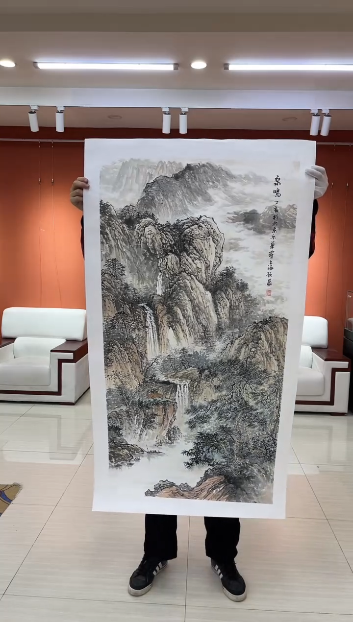 【闪购商品】国画郑乐华绘画手绘作品24-20