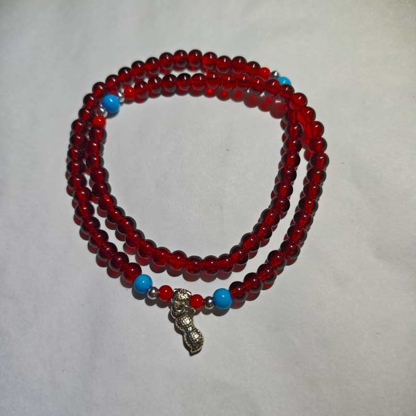 226 石榴石多圈精品手串ww226（无礼盒）