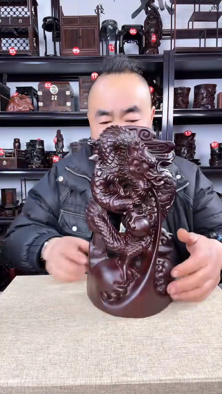 【闪购商品】木445瑕疵老李红木工艺品