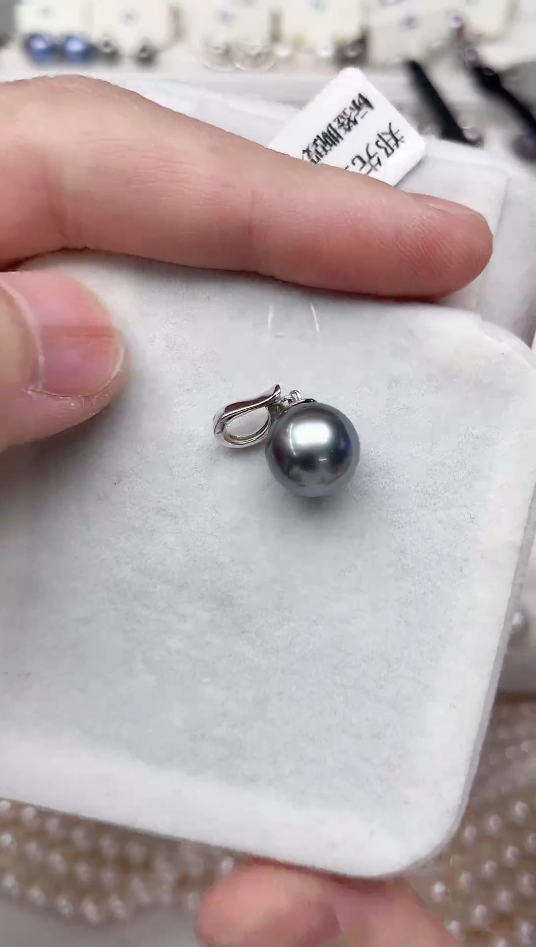 【闪购商品】海水珍珠吊坠(不含链)银S925镶嵌吊坠