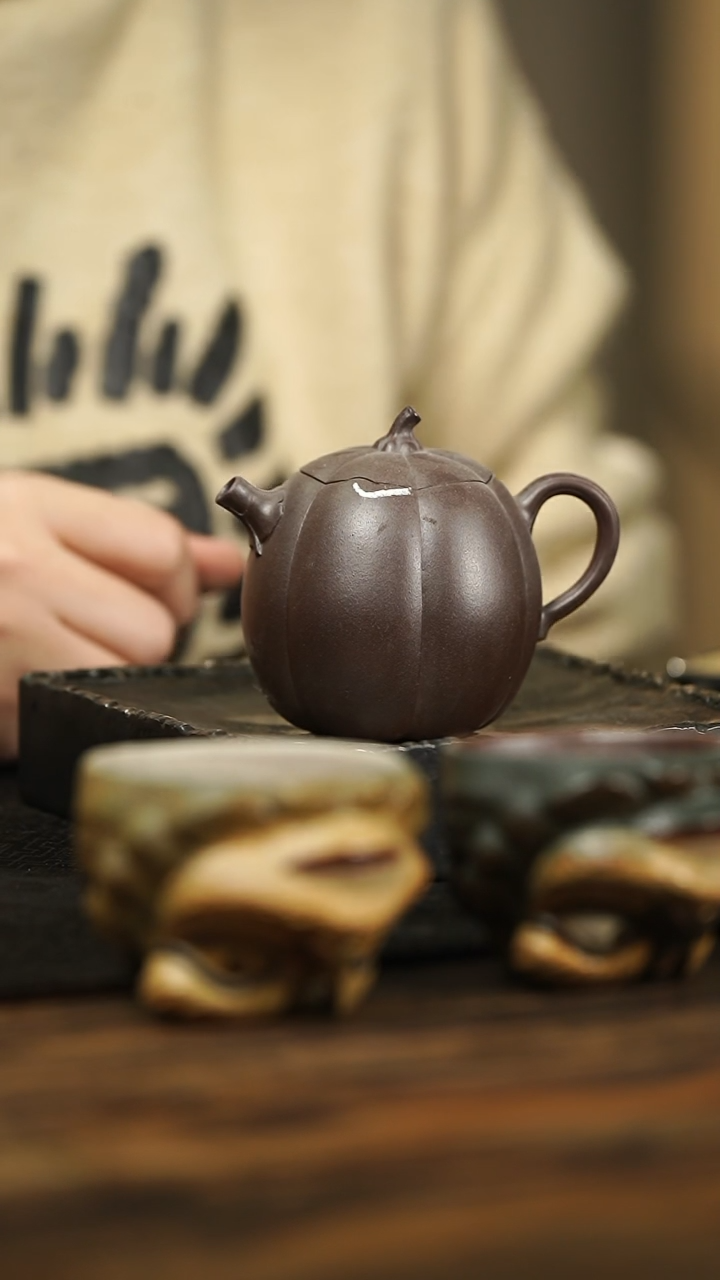 【闪购商品】紫砂茶杯99号 瑕疵 紫砂柴烧