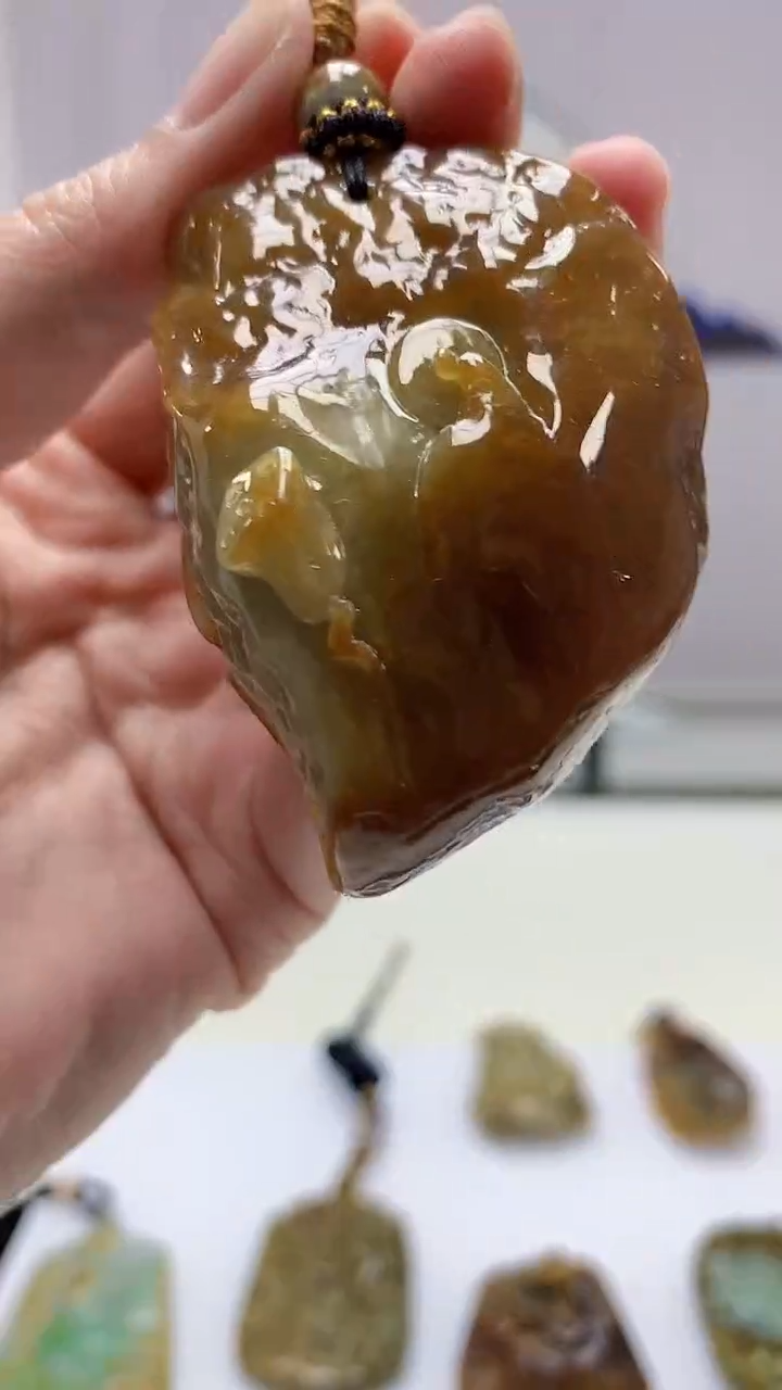 【闪购商品】定制翡翠未镶嵌5028zm-毛货悟道224