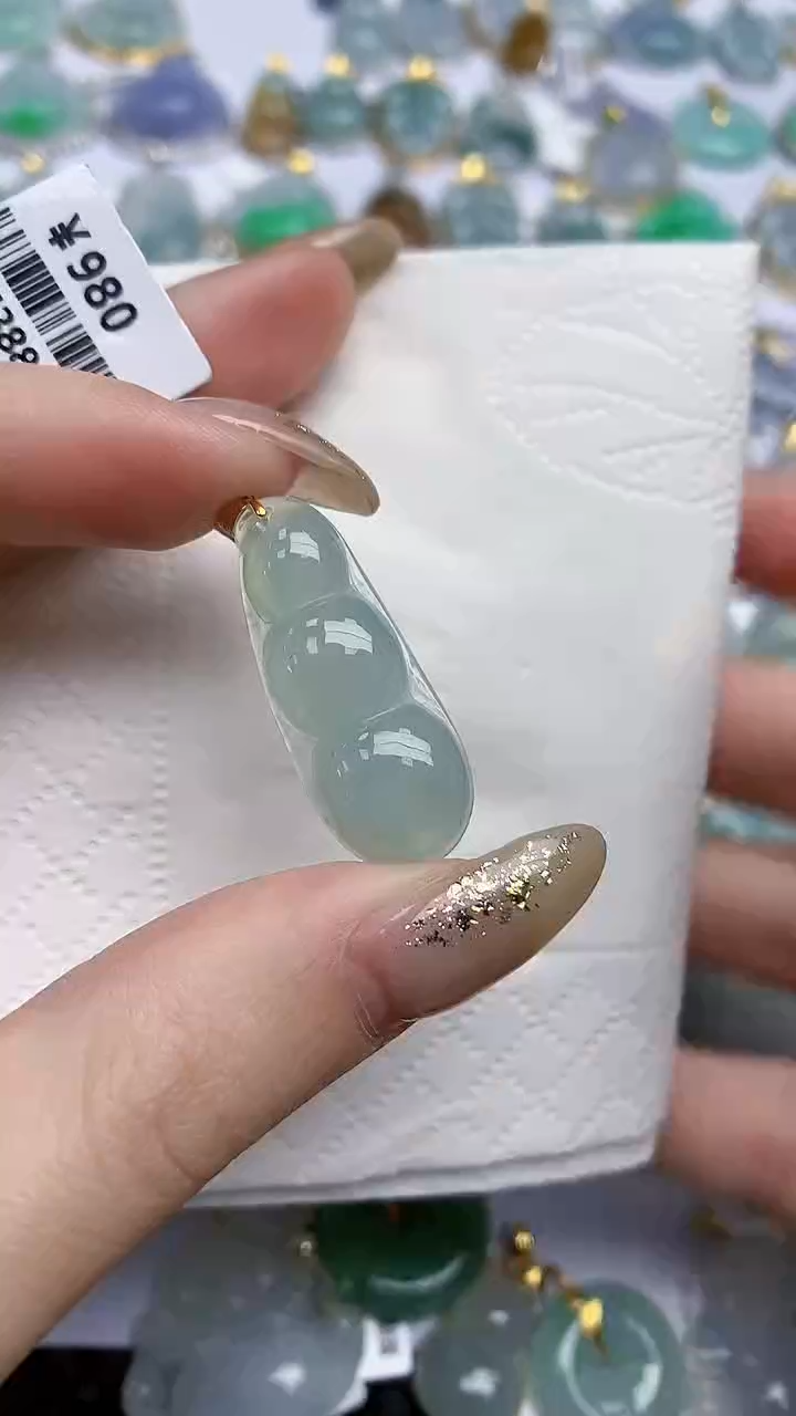 【闪购商品】翡翠颈饰未镶嵌天然A货翡翠 13