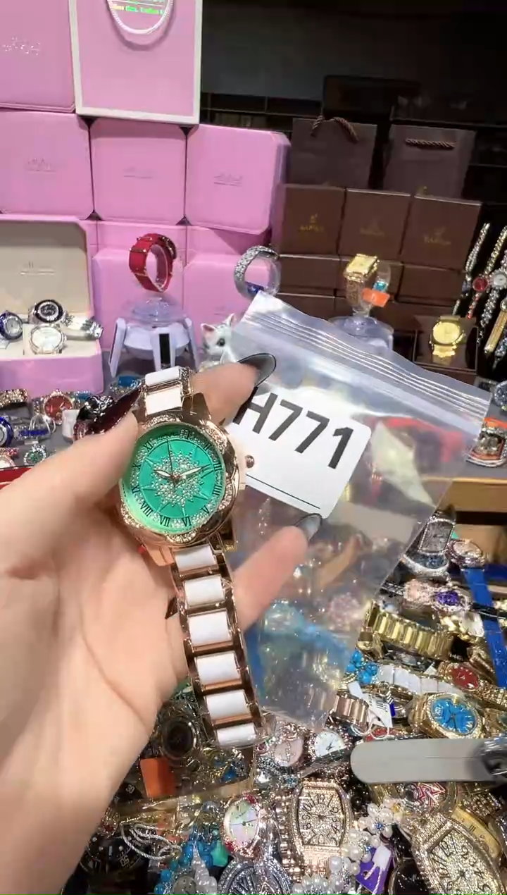 石英机芯不锈钢不锈钢直播定闪专用