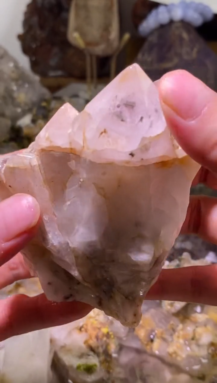 未镶嵌珠宝半成品水晶16号338g四川超七花园水晶