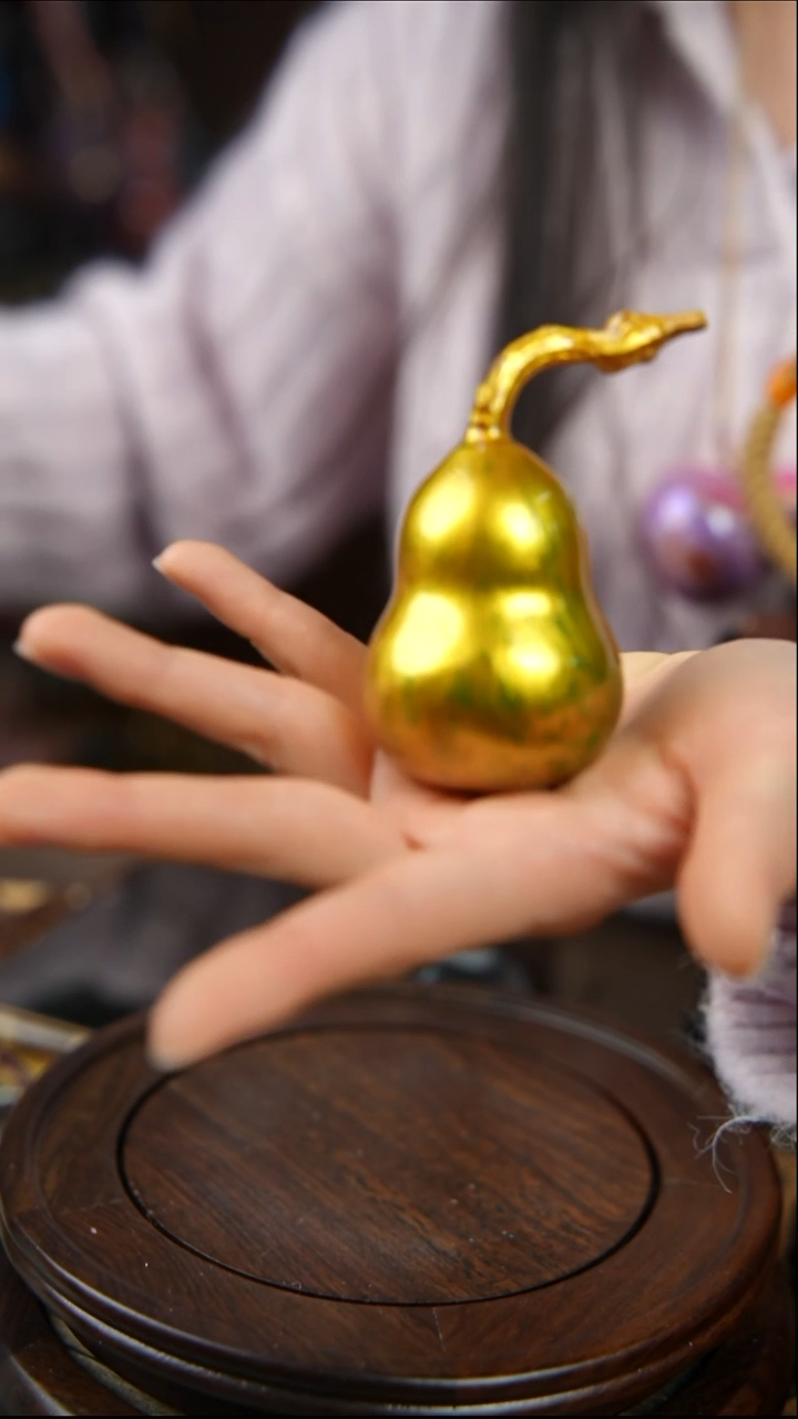 514号漂漆小手捻葫芦