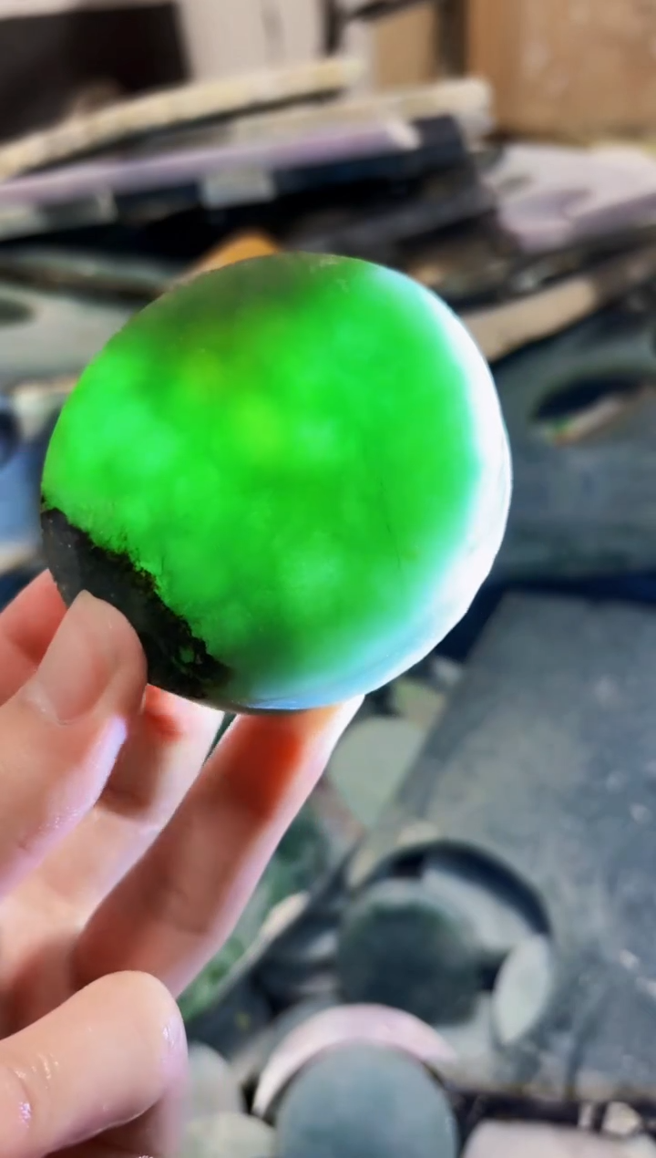 【闪购商品】翡翠颈饰未镶嵌A货白谭1447