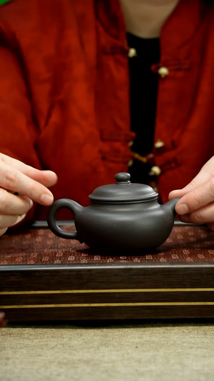 【闪购商品】紫砂茶壶老天青 仿古 高温孤