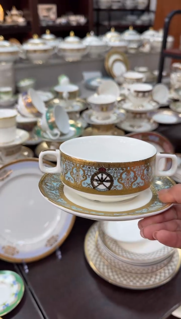 【闪购商品】瓷片双耳碗 福利款 微瑕