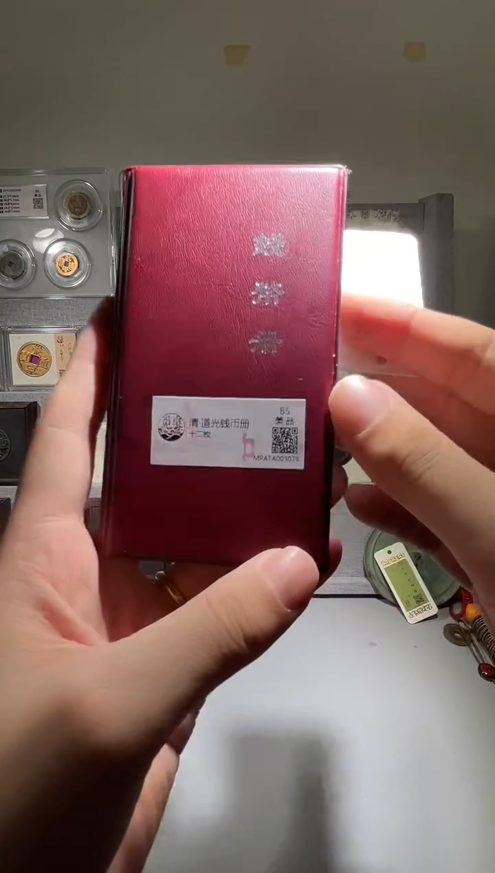 铜带评级 道光钱币册 共12枚 同分择优发