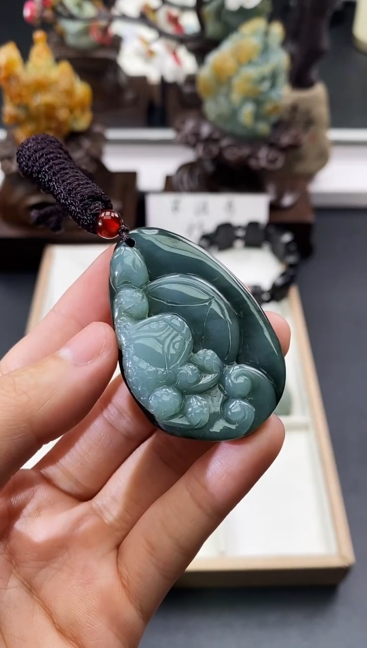 颈饰未镶嵌翡翠天然缅甸A货翡翠