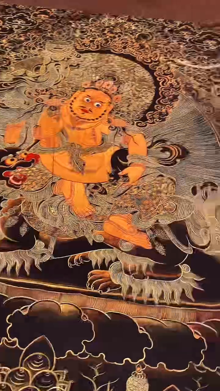 装裱画精美唐卡tk16117