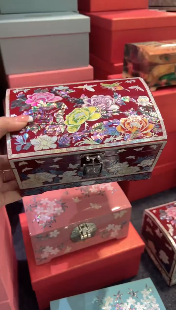 【闪购商品】微瑕不退换按扣满贝弘贝雅螺钿漆器文化馆